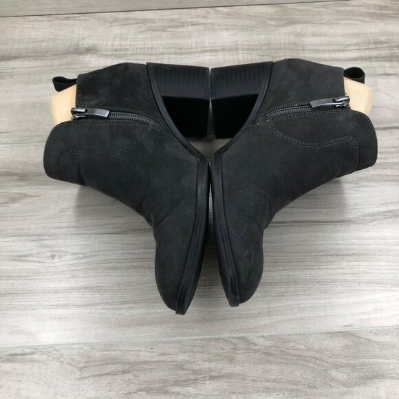 Franco Sarto Ankle Boots Women's 6.5 Halle II Gray Faux Suede Booties - Picture 8 of 12